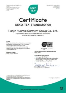 mefiss certificate of Oeko for snow ball