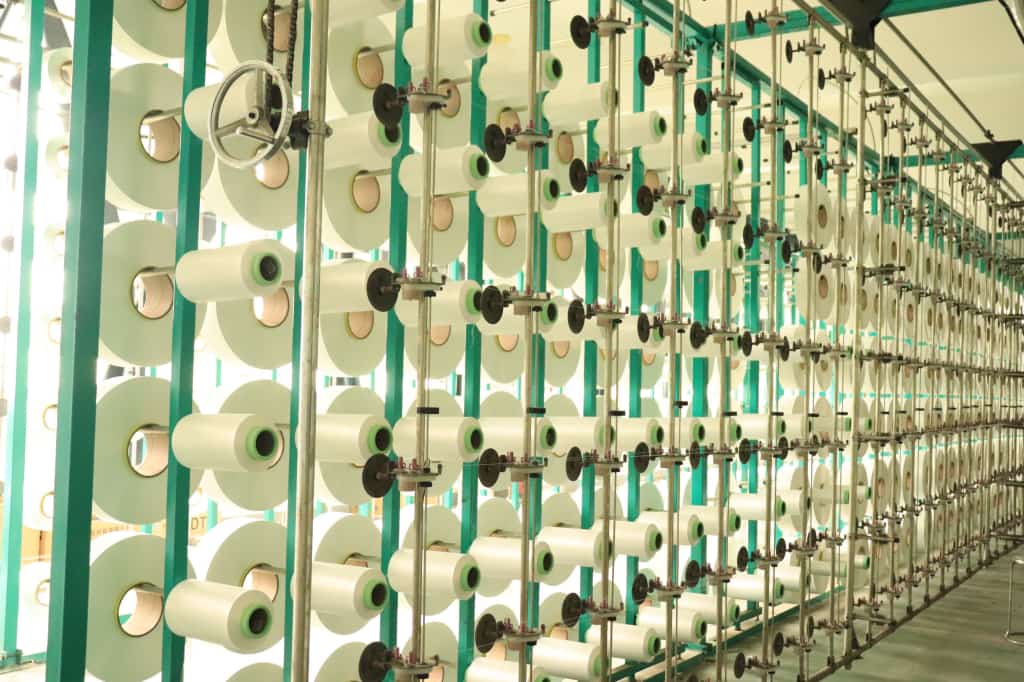Mefiss yarn warping process