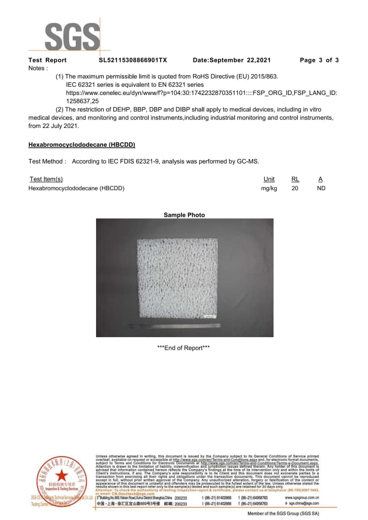 SGS RoHS Approved POE Air Fiber Material Original Content: