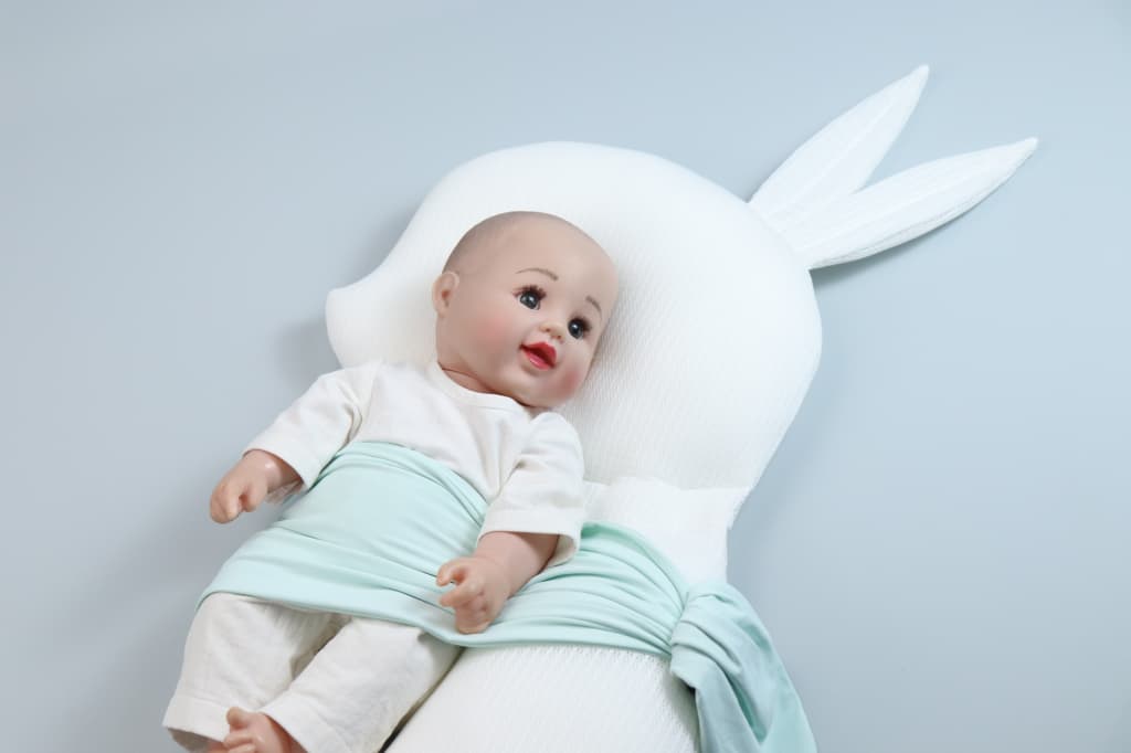 Anti Startle Bunny Baby Pillow