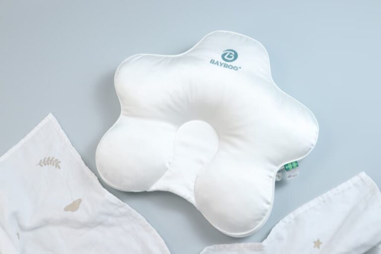 Silk Bloom Baby Pillow