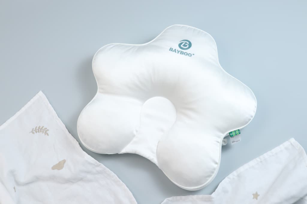 Silk Bloom Baby Pillow
