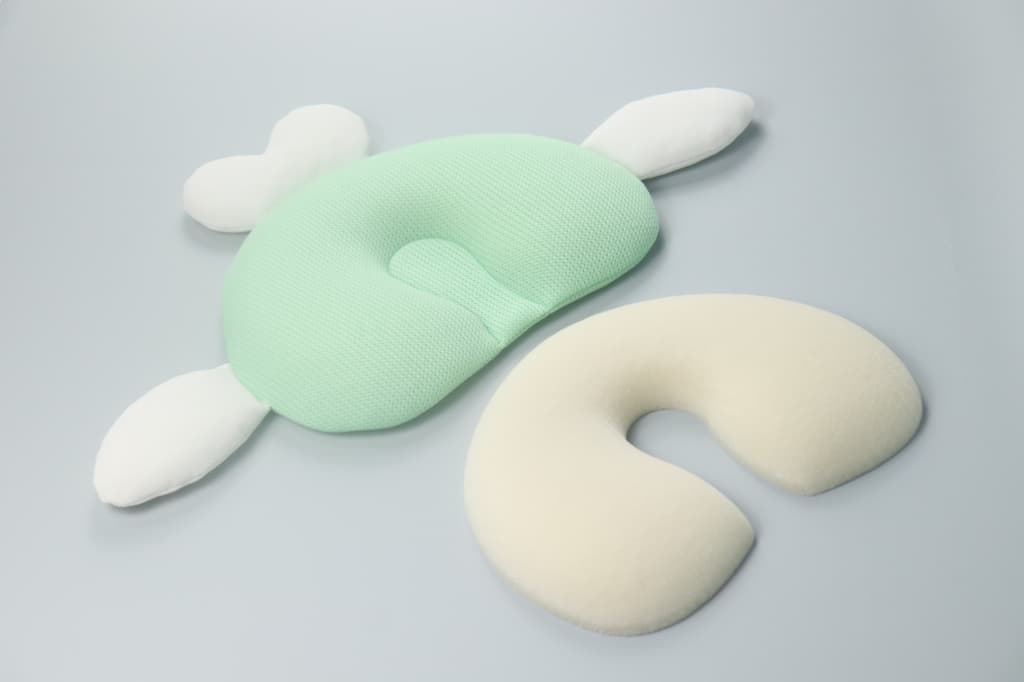 adjustable angel wings silicone baby pillow