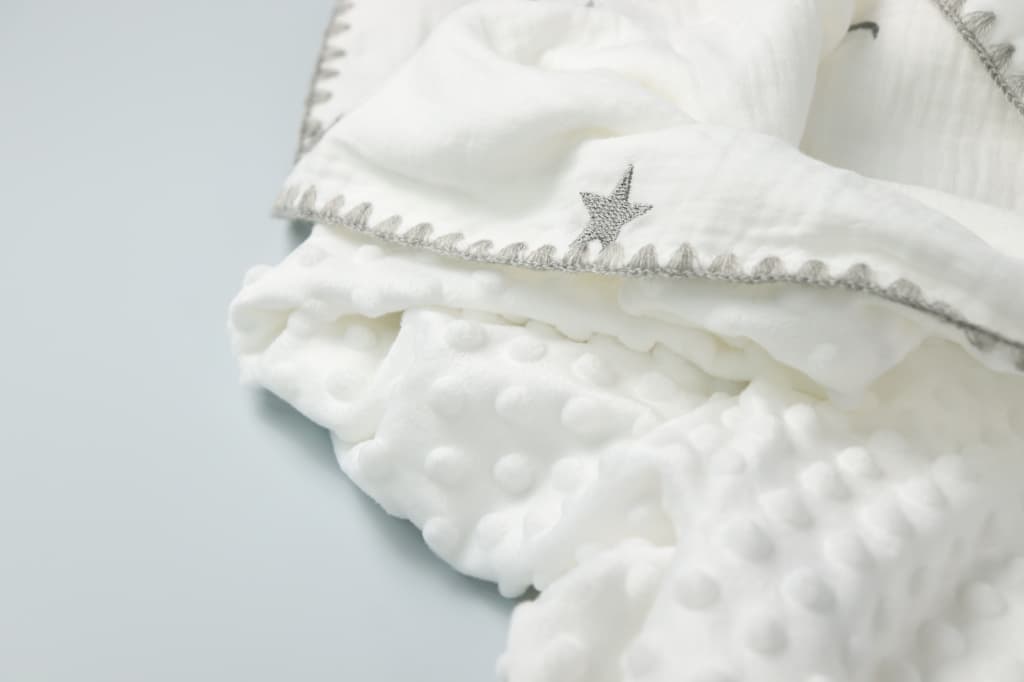 Soothing 3D Bubble Fleece Side