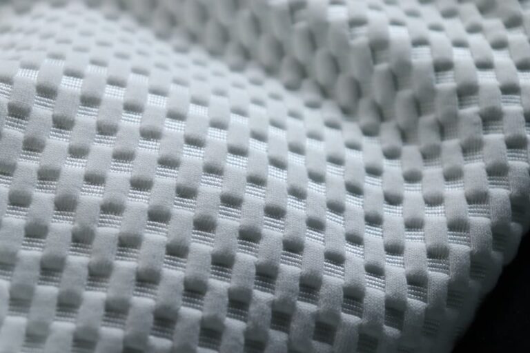 Lyocell Grid Jacquard Fabric mes-S1